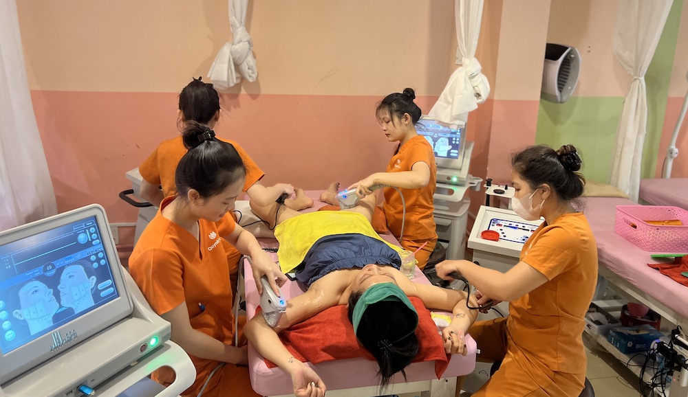 RF thon gọn bắp tay