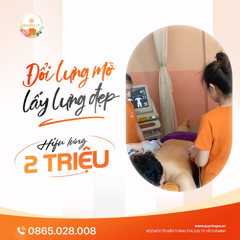 Đổi lưng mỡ lấy lưng đẹp củng Hifu - Quynh's Spa Q10