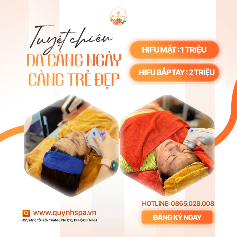 Tuyệt chiêu càng ngày càng trẻ đẹp cùng Quynh' Spa Quận 10